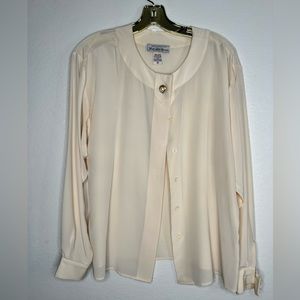 Saks Fifth Avenue Silk Button Down